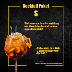 Paket S 25 Cocktails - 130,00€
